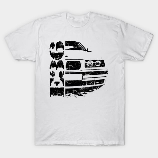 bmw e36 T-Shirt by hottehue